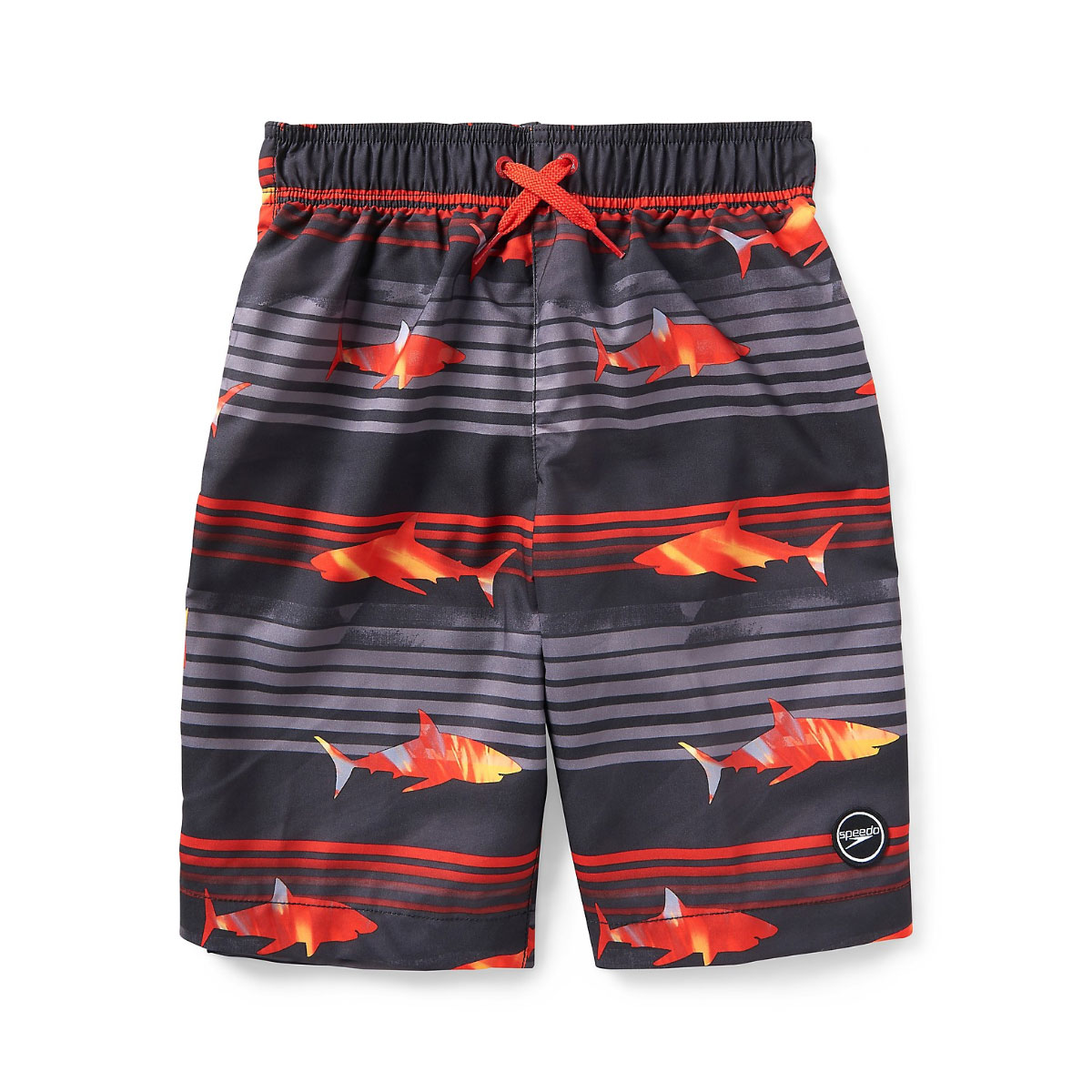 boys shark swim shorts